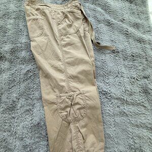 Women's Cargo Pants Beige by Calvin Klein Jeans, Size 2